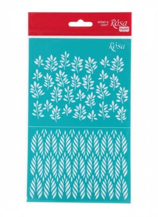 Rosa Szablon Liście Rosa (1140)