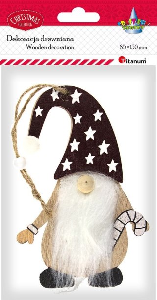 Titanum Ozdoba drewniana Craft-Fun Series Skrzat XMAS Titanum (22HY1248)