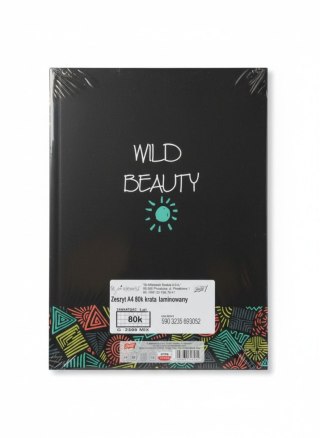 Unipap Zeszyt laminowany A4 80k. KRATKA Unipap