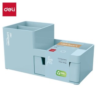 Argo Przybornik na biurko Longreen niebieski niebieski plastik Argo (EZ419-BL)