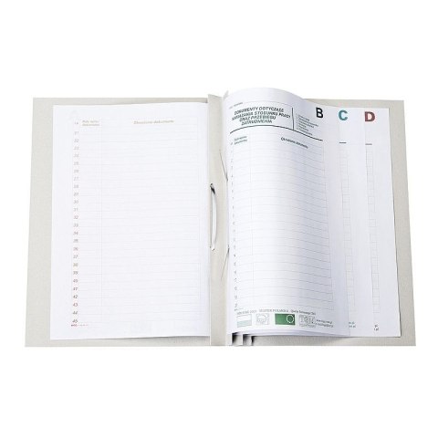 Bigo Teczka do akt osobowych A4 biały tektura 280g [mm:] 320x235 / 1 szt