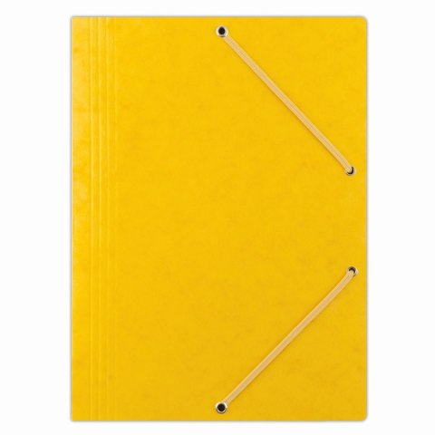 Donau Teczka kartonowa na gumkę A4 żółty 390g Donau (8643080-11PL)