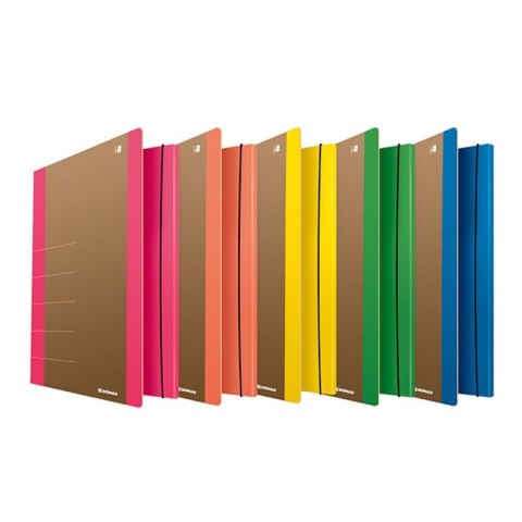 Donau Teczka kartonowa na gumkę Life A4 żółty 500g [mm:] 250x350 Donau (2060001FSC-11)