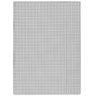 Donau Teczka kartonowa na gumkę w kratkę A4 biały 400g Donau (FEP09)