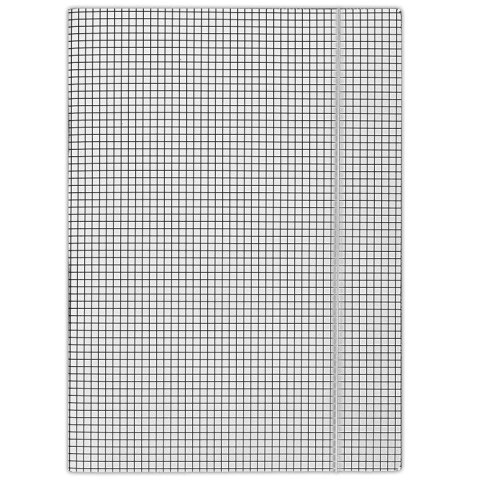 Donau Teczka kartonowa na gumkę w kratkę A4 biały 400g Donau (FEP09)