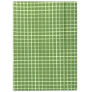 Donau Teczka kartonowa na gumkę w kratkę A4 zielony 400g Donau (FEP06)