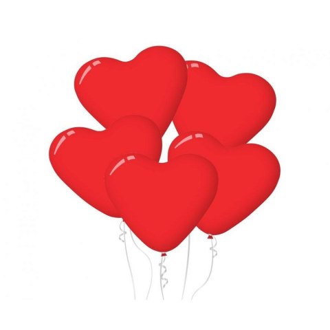 Godan Balon kształty serca Balon serce czerwone czerwony 100 szt Godan (DH-P110)