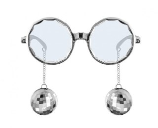 Godan Okulary Disco, srebrne Godan (YH-OKDI)