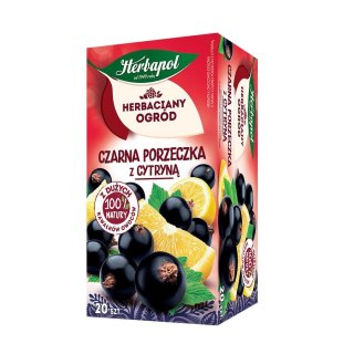 Herbapol Herbata Herbaciany Ogród owocowo-ziołowa porzeczka z cytryną 20 saszetek Herbapol