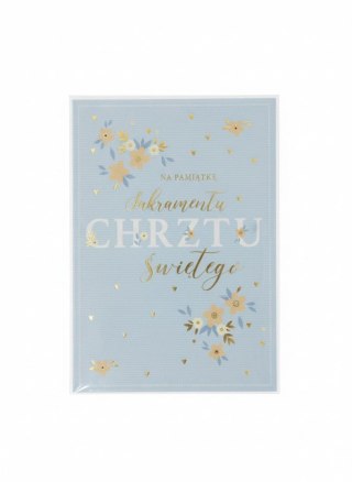Kukartka Pamiątka chrztu Chrzest Kukartka (PMB-0069)