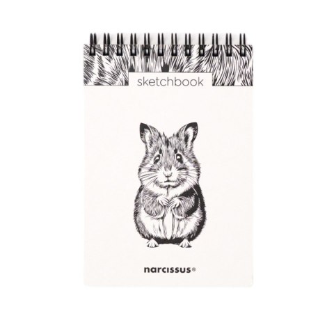 Narcissus Blok artystyczny szkicownik chomik A6 120g 60k Narcissus