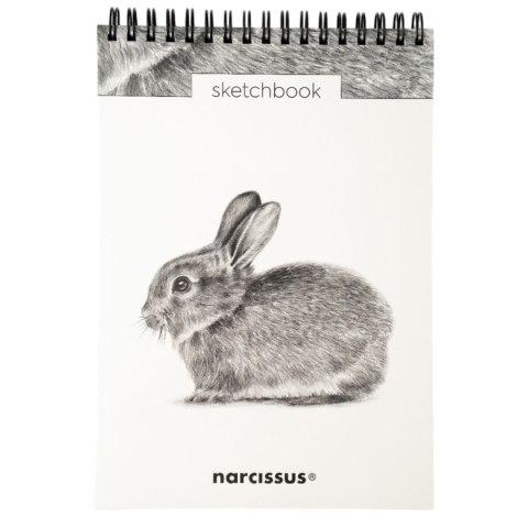 Narcissus Blok artystyczny szkicownik królik A5 120g 60k Narcissus
