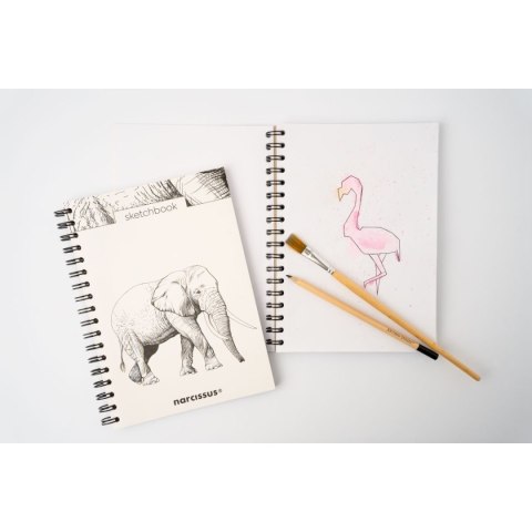 Narcissus Blok artystyczny szkicownik królik B5 120g 60k Narcissus