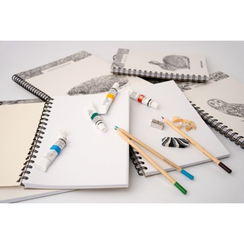 Narcissus Blok artystyczny szkicownik królik B5 120g 60k Narcissus