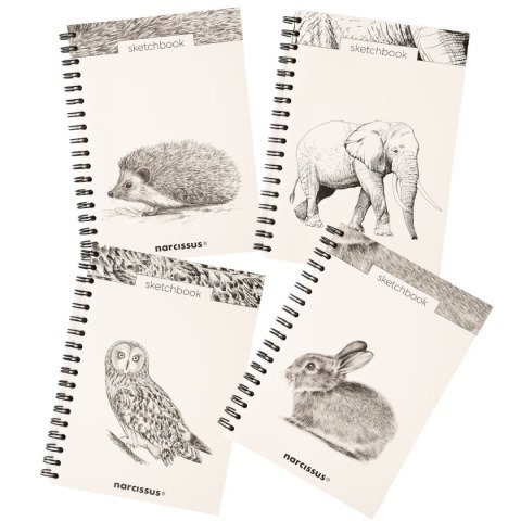 Narcissus Blok artystyczny szkicownik królik B5 120g 60k Narcissus