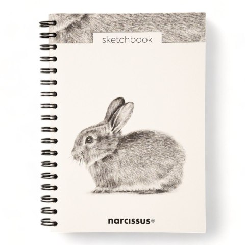 Narcissus Blok artystyczny szkicownik królik B5 120g 60k Narcissus