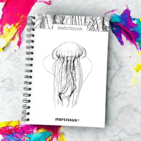 Narcissus Blok artystyczny szkicownik meduza B5 120g 60k Narcissus