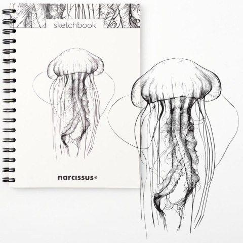 Narcissus Blok artystyczny szkicownik meduza B5 120g 60k Narcissus