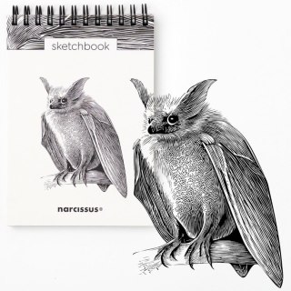 Narcissus Blok artystyczny szkicownik nietoperz A6 60k Narcissus
