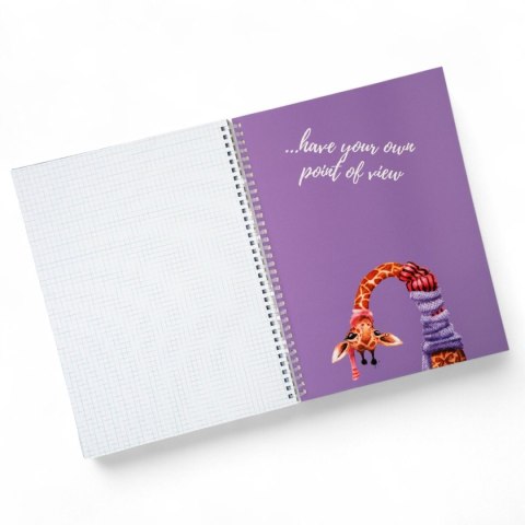 Narcissus Notes (notatnik) zyrafa A4 80k. krata Narcissus