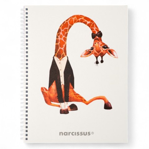 Narcissus Notes (notatnik) zyrafa A4 80k. krata Narcissus