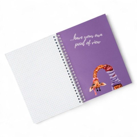 Narcissus Notes (notatnik) zyrafa A5 80k. krata Narcissus