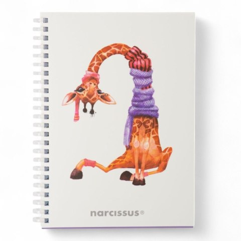 Narcissus Notes (notatnik) zyrafa A5 80k. krata Narcissus