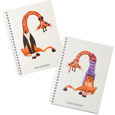 Narcissus Notes (notatnik) zyrafa A5 80k. krata Narcissus