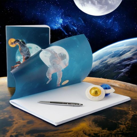 Narcissus Zeszyt COSMO PP A5 60k. 75g krata Narcissus