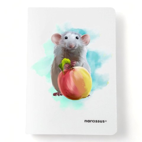 Narcissus Zeszyt PP A5 32k. 80g KRATKA Narcissus