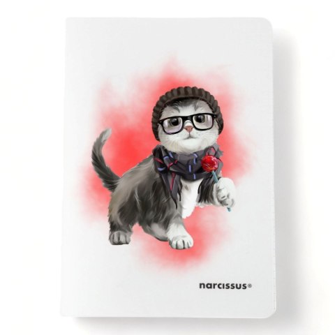 Narcissus Zeszyt PP A5 32k. 80g KRATKA Narcissus