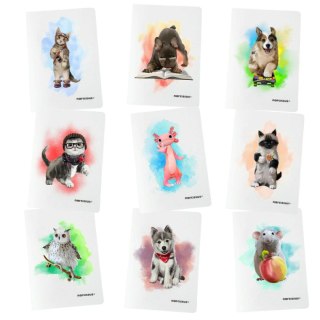 Narcissus Zeszyt PP A5 60k. 80g krata Narcissus