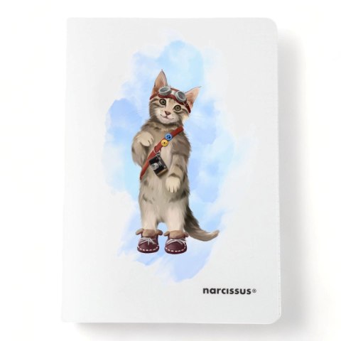 Narcissus Zeszyt PP A5 60k. 80g krata Narcissus