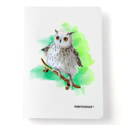 Narcissus Zeszyt PP A5 60k. 80g krata Narcissus