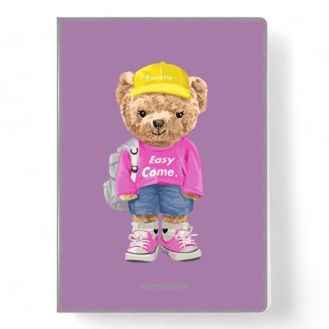 Narcissus Zeszyt Teddies A4 60k. 80g krata Narcissus