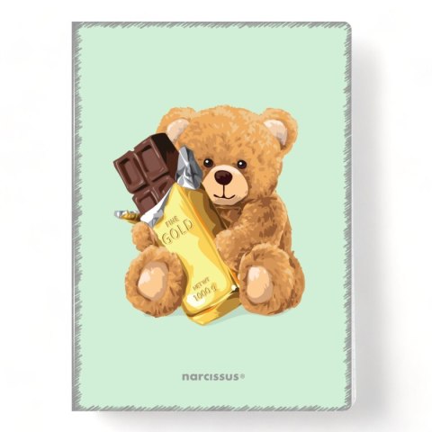 Narcissus Zeszyt Teddies A4 60k. 80g krata Narcissus