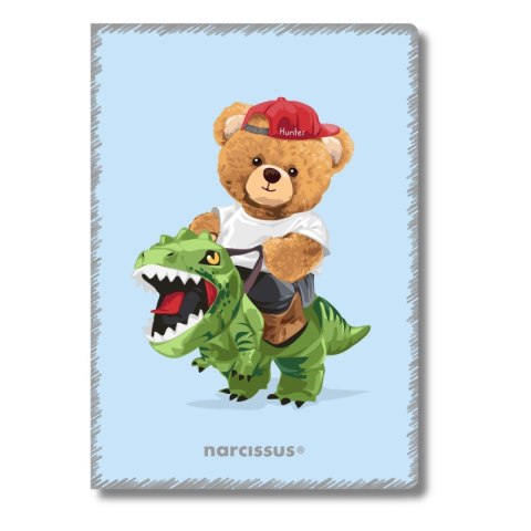 Narcissus Zeszyt Teddies A5 60k. 80g krata Narcissus