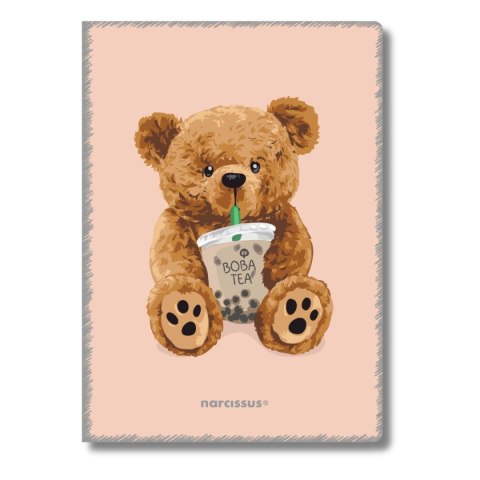 Narcissus Zeszyt Teddies A5 60k. 80g krata Narcissus