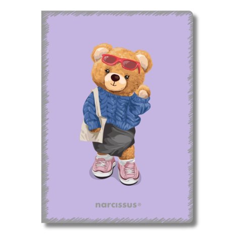 Narcissus Zeszyt Teddies A5 60k. 80g krata Narcissus