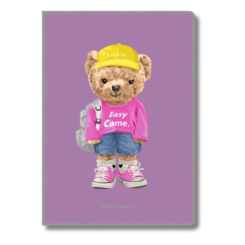 Narcissus Zeszyt Teddies A5 60k. 80g krata Narcissus