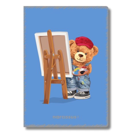 Narcissus Zeszyt Teddies A5 60k. 80g krata Narcissus