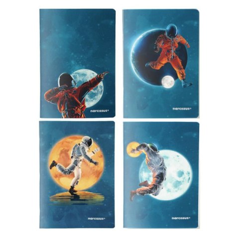 Narcissus Zeszyt cosmo PP A4 32k. 80g linia kolor Narcissus