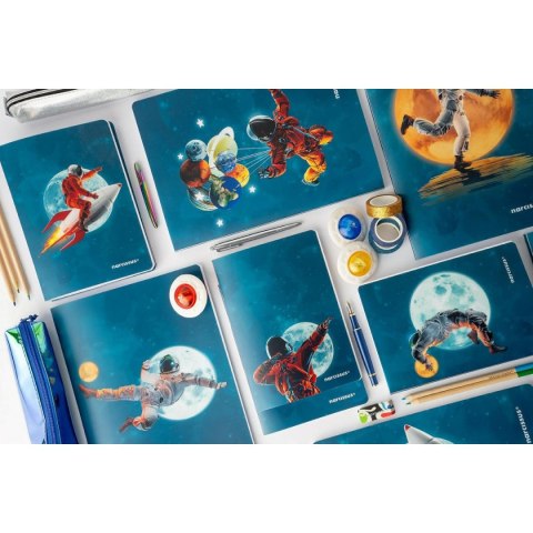 Narcissus Zeszyt cosmo PP A5 32k. 80g krata Narcissus