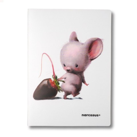 Narcissus Zeszyt cute PP A4 32k. 80g linia kolor Narcissus