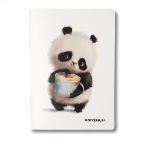 Narcissus Zeszyt cute PP A5 60k. 80g krata Narcissus