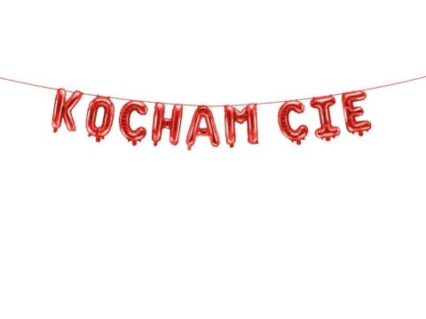 Partydeco Balon foliowy napis Kocham Cię Partydeco (FB183M-007)