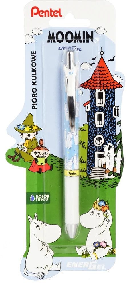 Pentel PIÓRO KULKOW Eenergel bl 77 OBUDOWA CZARNA WKŁ.OLIWKOWO-CZARNY