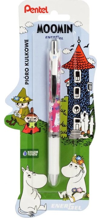 Pentel PIÓRO KULKOW Eenergel bl 77 OBUDOWA CZARNA WKŁ.OLIWKOWO-CZARNY