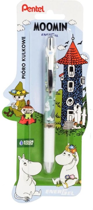 Pentel PIÓRO KULKOW Eenergel bl 77 OBUDOWA CZARNA WKŁ.OLIWKOWO-CZARNY