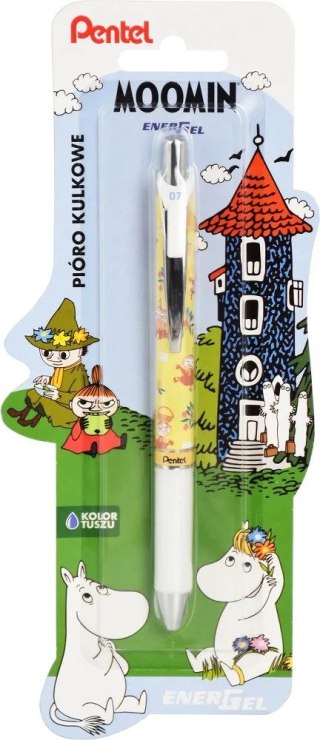 Pentel PIÓRO KULKOW Eenergel bl 77 OBUDOWA CZARNA WKŁ.OLIWKOWO-CZARNY